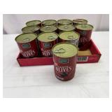 12x Tuscan Garden Large Black Olives-Pitted