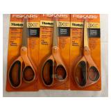 3 Fiskars Titanium Premium Scissors