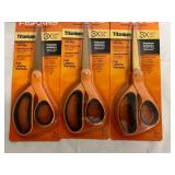 3 Fiskars Titanium Premium Scissors