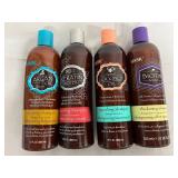 4 Bottles of Different Hask Shampoos