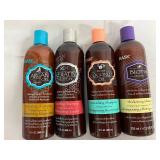 4 Bottles of Different Hask Shampoos