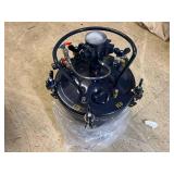 TCP Global 10 Gallon Pressure Pot Tank with Air Powered Agitator