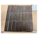 10 Boxes of Orchid Porcelain Tile Flooring - Bronze