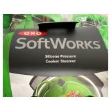 3 OXO SoftWorks Silicone Pressure Cooker Steamer