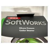 3 OXO SoftWorks Silicone Pressure Cooker Steamer