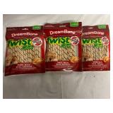 3 Bags of DreamBonne Twist Sticks