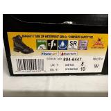 6" Side Zip Waterproof Safety Toe Boots - 8