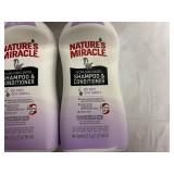 4 Bottles of Natures Miracle Pet Shampoo and Conditioner