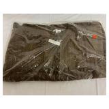 Madewell Donegal Bowden Henley Sweater - Brown Medium