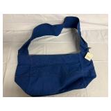 Free People Canvas Sling Bag - Icelandis Blue