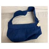 Free People Canvas Sling Bag - Icelandis Blue