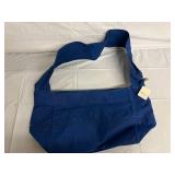 Free People Canvas Sling Bag - Icelandis Blue