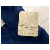 Free People Canvas Sling Bag - Icelandis Blue