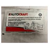 128 Piece Set of Autocraft Grade 5 Fasteners