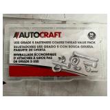 128 Piece Set of Autocraft Grade 5 Fasteners