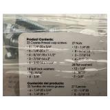 128 Piece Set of Autocraft Grade 5 Fasteners