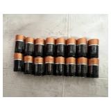 16 Duracell D Batteries