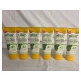 6 Bottles of Alba Botanica Sensitive Sheer Shield 45 SPF Sunscreen