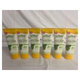 6 Bottles of Alba Botanica Sensitive Sheer Shield 45 SPF Sunscreen