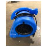 B-Air 1/4 HP Air Mover Blower Fan for Water Damage Restoration Carpet Dryer Floor Home and Plumbing Use in Blue Customer Returns See Pictures