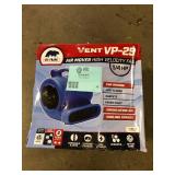 B-Air 1/4 HP Air Mover Blower Fan for Water Damage Restoration Carpet Dryer Floor Home and Plumbing Use in Blue Customer Returns See Pictures