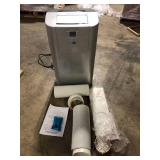 Whynter 7,000 BTU (12,000 BTU ASHRAE) Portable Air Conditioner Cools 400 Sq. Ft. with Dehumidifier, Remote, and Filter in Gray Customer Returns See Pictures