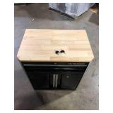 Husky Ready-to-Assemble 24-Gauge Steel 1-Drawer 2-Door Garage Base Cabinet in Black (28 in. W x 32.8 in. H x 18.3 in. D) Customer Returns See Pictures