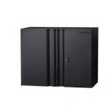 Husky Heavy Duty Welded 20-Gauge Steel Wall Mounted Garage Cabinet in Black (28 in. W x 22 in. H x 14 in. D) Customer Returns See Pictures