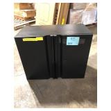 Husky Heavy Duty Welded 20-Gauge Steel Wall Mounted Garage Cabinet in Black (28 in. W x 22 in. H x 14 in. D) Customer Returns See Pictures