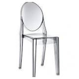 MODWAY Casper Clear Dining Side Chair Customer Returns See Pictures