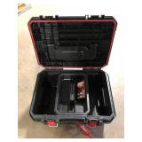 Husky Build-Out 22 in. Modular Large Tool Box, Tool Case, Rolling Tool Box, Large Tool Crate   Customer Returns See Pictures