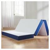 Ofanext Full Medium Memory Foam 3 in. Tri-Fold Mattress  Customer Returns See Pictures