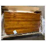 Noble House 48 in. Rectangular Natural Writing Desk with Solid Wood Material Customer Returns See Pictures