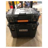 RIDGID Pro Gear System Gen 2.0 Stackable Rolling Tool Box and Compact Tool Box   Customer Returns See Pictures