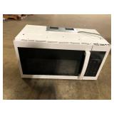 Vissani 1.7 cu. ft. 1000-Watt Over the Range Microwave in White Missing the Plate Inside Customer Returns See Pictures