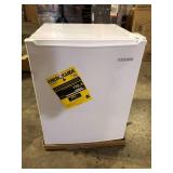 Vissani 2.6 cu. ft. Mini Refrigerator in White Small Dent on Door Customer Returns See Pictures