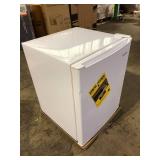 Vissani 2.6 cu. ft. Mini Refrigerator in White Small Dent on Door Customer Returns See Pictures