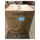 Vissani 2.6 cu. ft. Mini Refrigerator in White Small Dent on Door Customer Returns See Pictures
