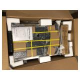 Yaheetech 43in Fire Pit Propane Fire Pit 50,000 BTU Rectangle Fire Pit Table with Glass Tabletop and Waterproof Cover, Gas Fire Table for Garden, Patio, Outdoor Customer Returns See Pictures