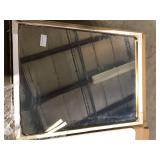 30 in. W x 40 in. H Large Rectangular Stainless Steel Framed Mirror Wall Mirror Bathroom Vanity Mirror in Brushed Gold Customer Returns See Pictures