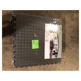 Lot of TrafficMaster Dark Gray 24 in. W x 24 in. L x 0.5 in. Thick Foam Exercise\Gym Flooring Tiles (6 Tiles\Case) (24 sq. ft.)  Customer Returns See Pictures