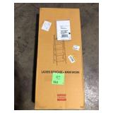 Casual Home 72 in. Warm Brown Wood 5-shelf Ladder Bookcase with Open Back Customer Returns See Pictures