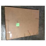 Amanti Art Alta Medium Brown 44.5 in. H x 34.5 in. W Framed Wall Mirror  Customer Returns See Pictures