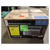LG 8,000 BTU, 115 Volts, Window Smart Air Conditioner Cools 350 sq. ft. with Remote, WiFi Enabled in White  Customer Returns See Pictures