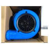 B-Air 1/4 HP Air Mover Blower Fan for Water Damage Restoration Carpet Dryer Floor Home and Plumbing Use in Blue    Customer Returns See Pictures