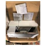 iKTCH 36 in. 900 CFM Ducted Wall Mount with LED Light Range Hood in Stainless Steel  Customer Returns See Pictures