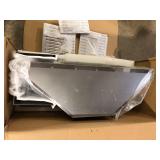 iKTCH 36 in. 900 CFM Ducted Wall Mount with LED Light Range Hood in Stainless Steel  Customer Returns See Pictures