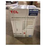 TCL 50 pt. 4500 sq. ft. Smart Dehumidifier in. White, Ideal for Basements, Rooms Customer Returns See Pictures