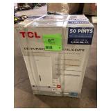 TCL 50 pt. 4500 sq. ft. Smart Dehumidifier in. White, Ideal for Basements, Rooms Customer Returns See Pictures