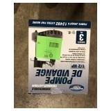 Superior Pump 1/2 HP Submersible Thermoplastic Sump Pump   Customer Returns See Pictures